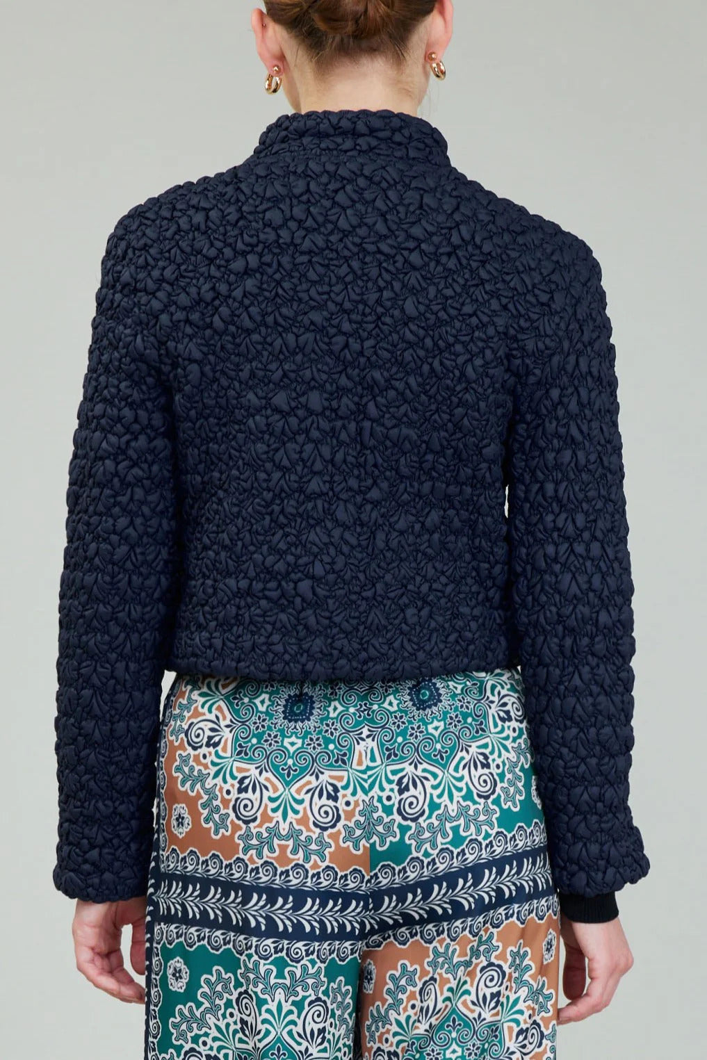 Ruby & Jenna Women's Quilted Puffed Jacket