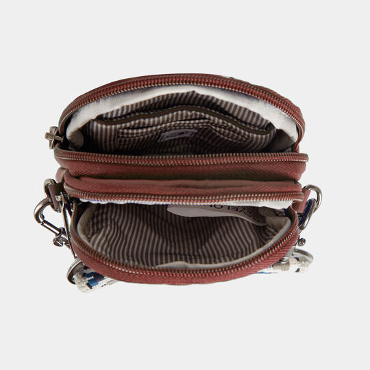 Travelon Anti-Theft Boho 2 Compartment Phone Crossbody