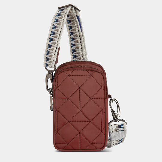 Travelon Anti-Theft Boho 2 Compartment Phone Crossbody