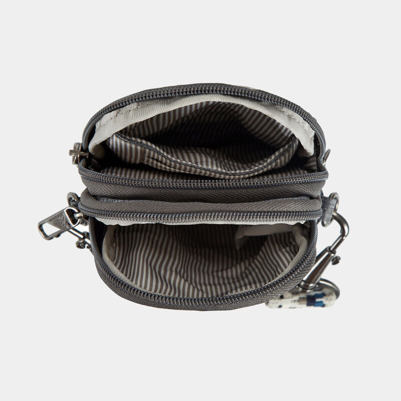 Travelon Anti-Theft Boho 2 Compartment Phone Crossbody
