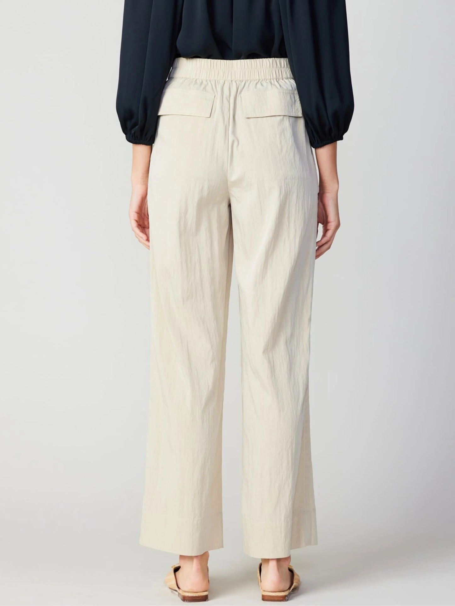 Ruby & Jenna Women's Wide Cargo Pant