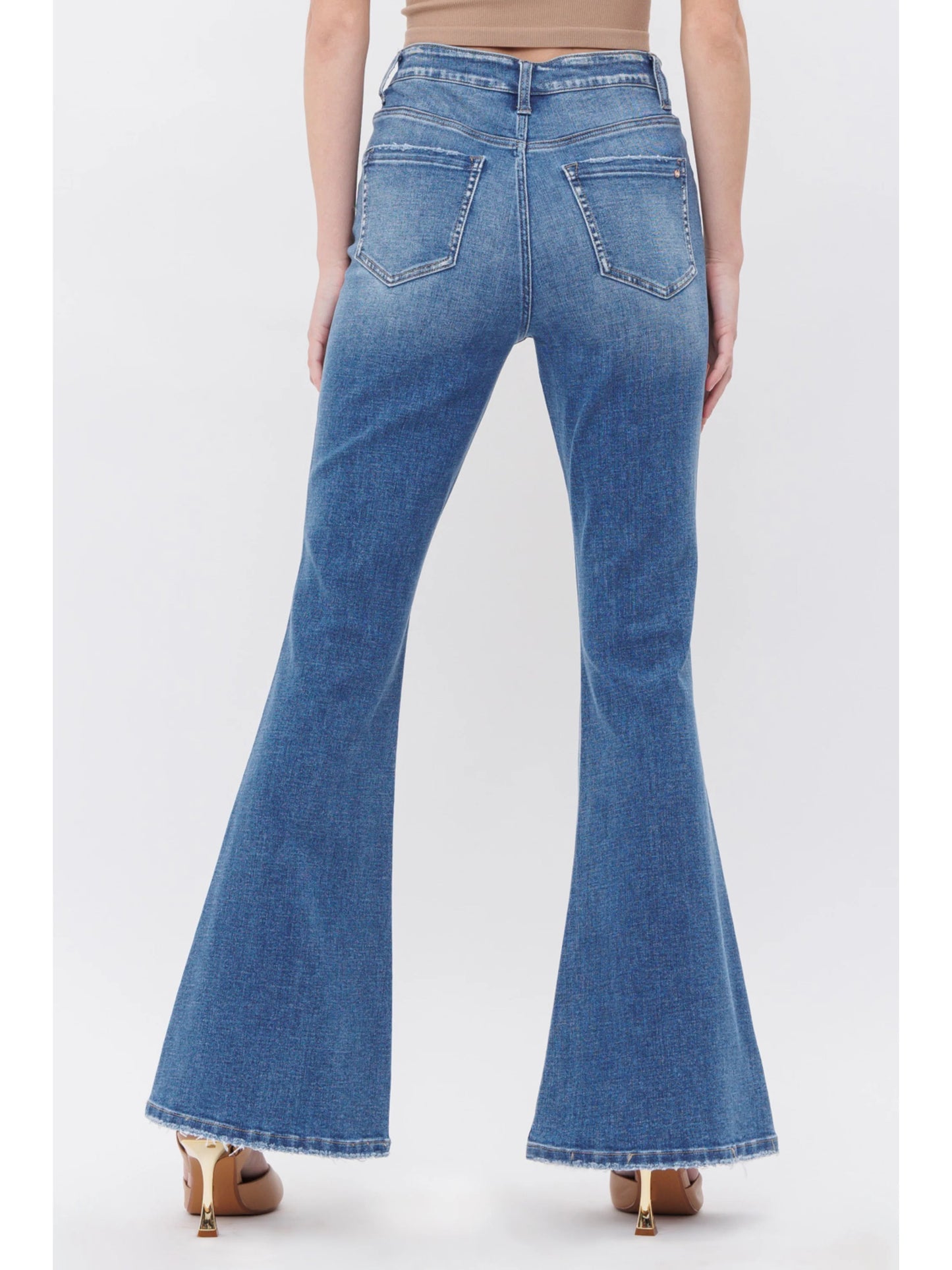 Ruby & Jenna Women's High Rise Flare