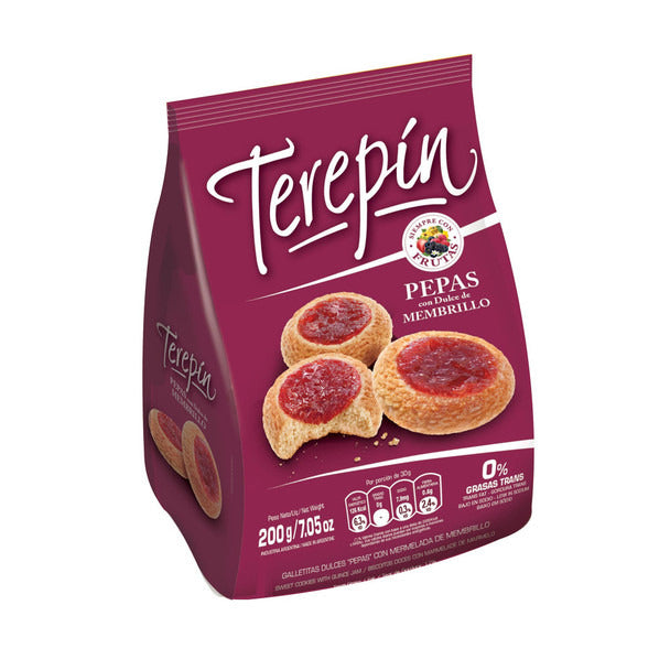 Pampa Direct Terepin Membrillo Pepas Mermelada Quince Jelly "Pepas" Sweet Cookies, 200 g / 7.05 oz