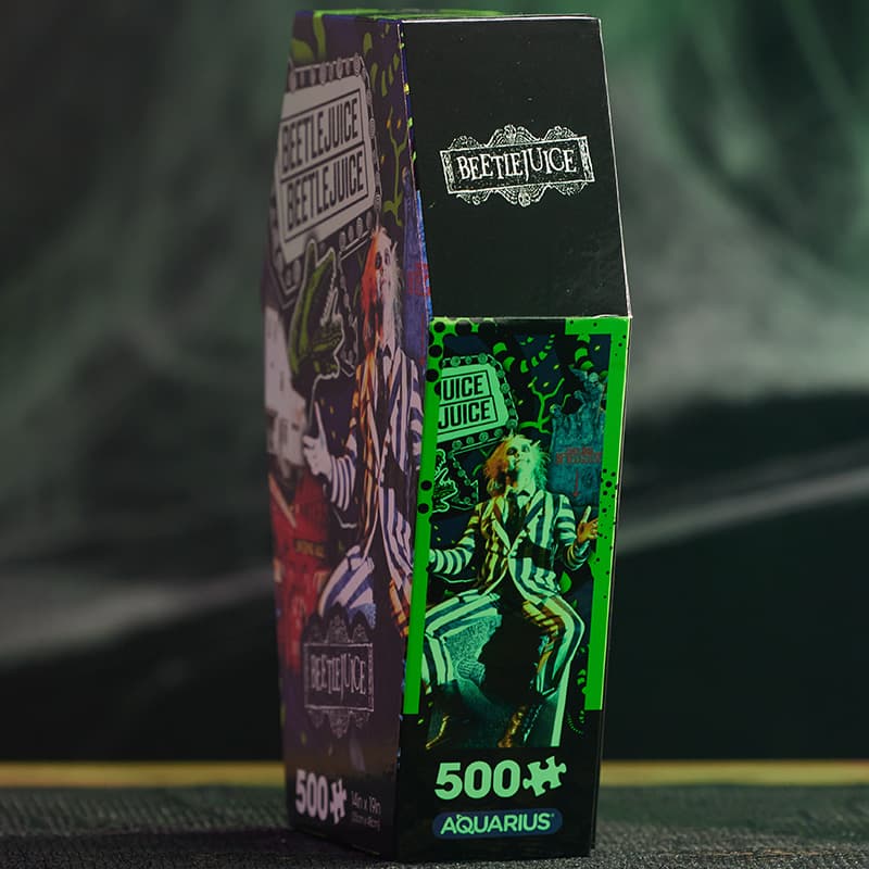 Cracker Barrel Beetlejuice Coffin Jigsaw Puzzle