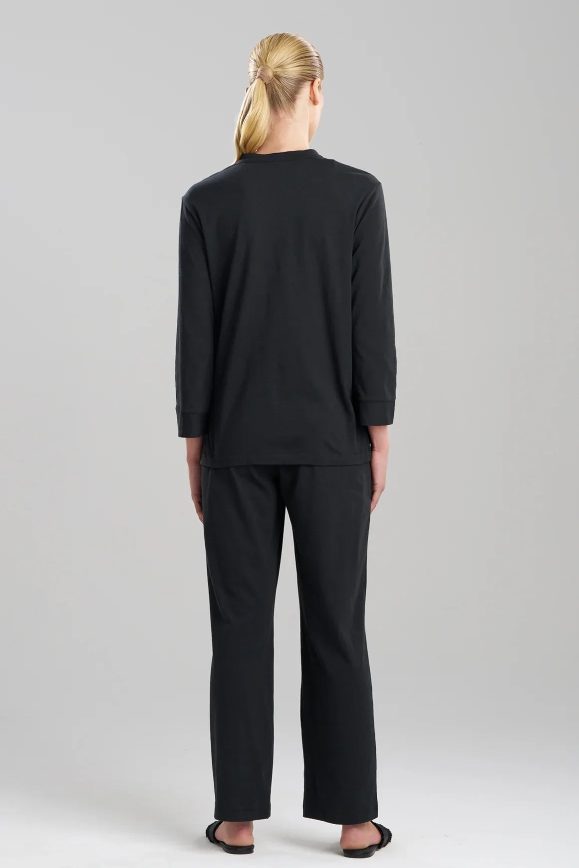 Natori Breeze Mandarin PJ - Black