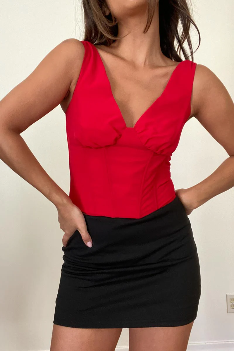 Ruby & Jenna Women's Micro Mini Stretch Skirt