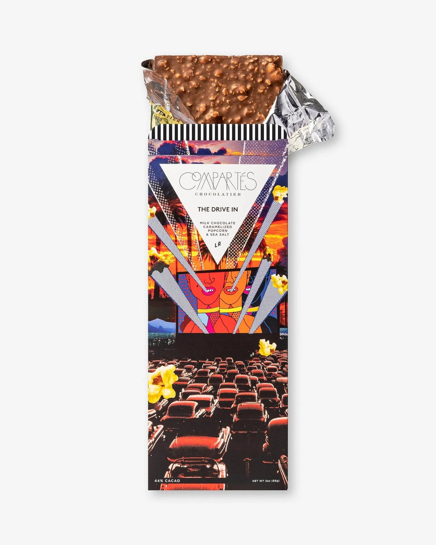 Compartes Chocolates Caramelized Popcorn Chocolate Bar