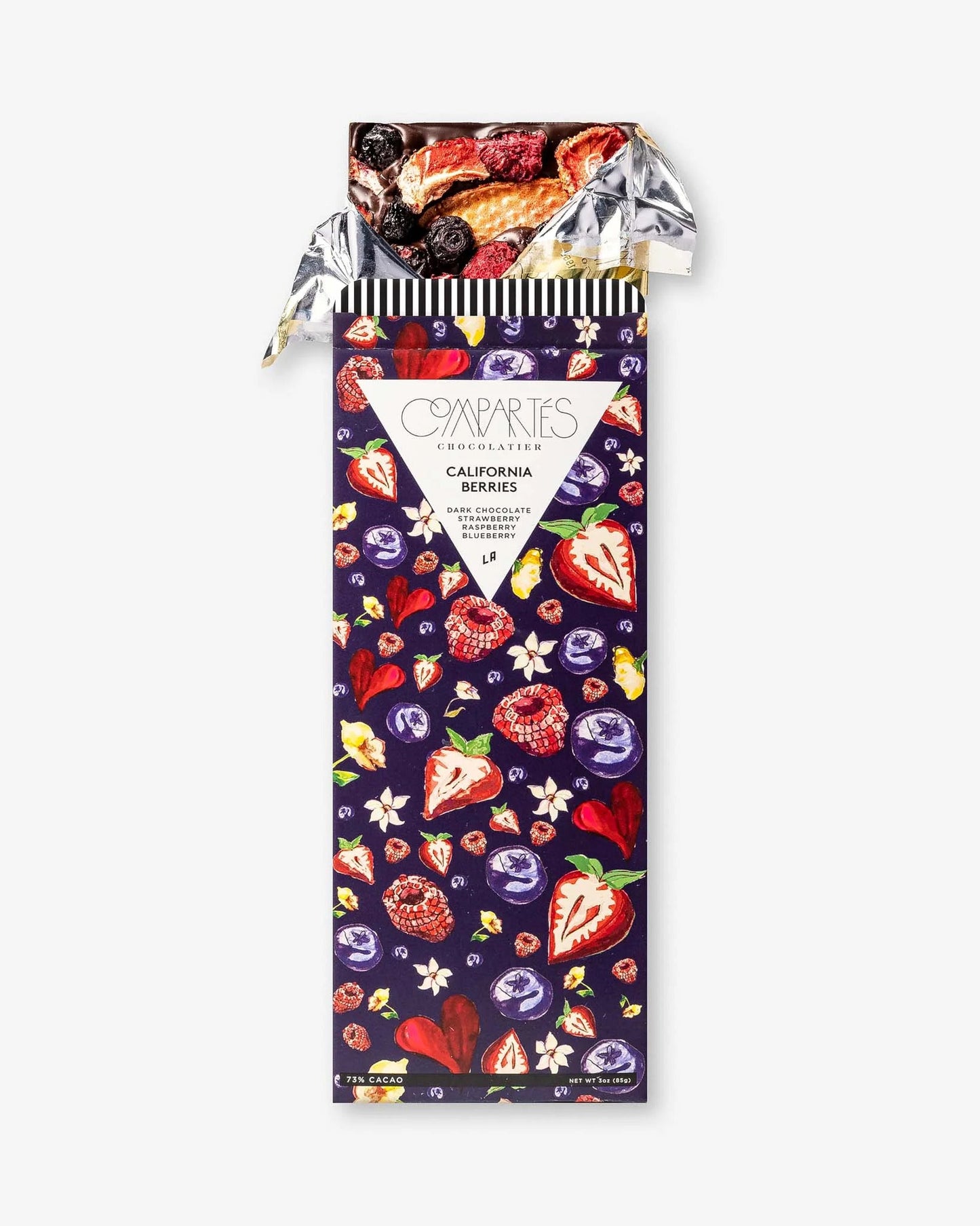 Compartes Chocolates California Berries Gourmet Chocolate Bar