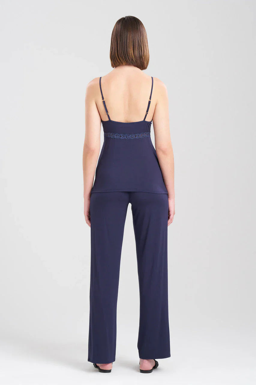 Natori Feathers Essentials Lenzing Ecovero Viscose Cami PJ - Night Blue
