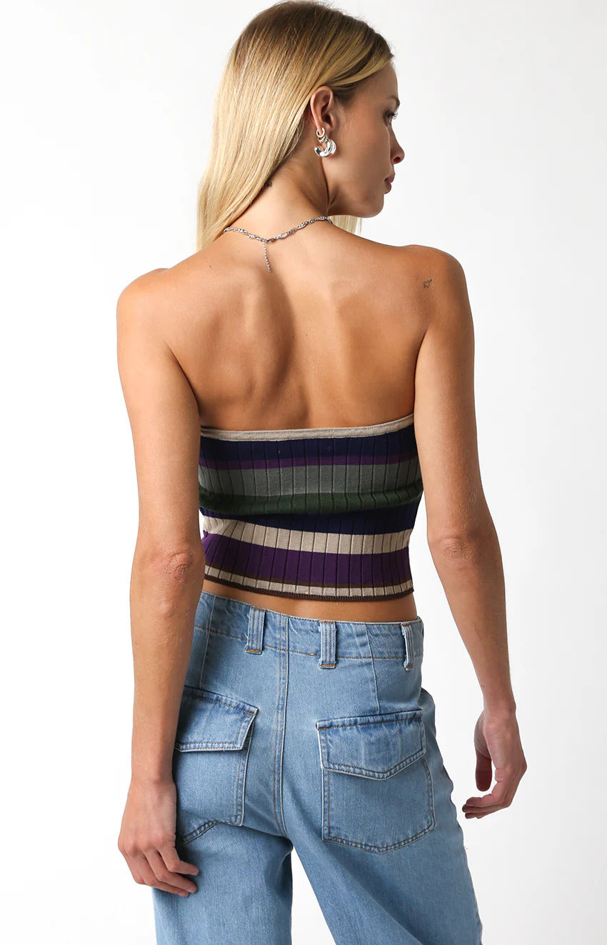 Ruby & Jenna Women's Rib Tube Top