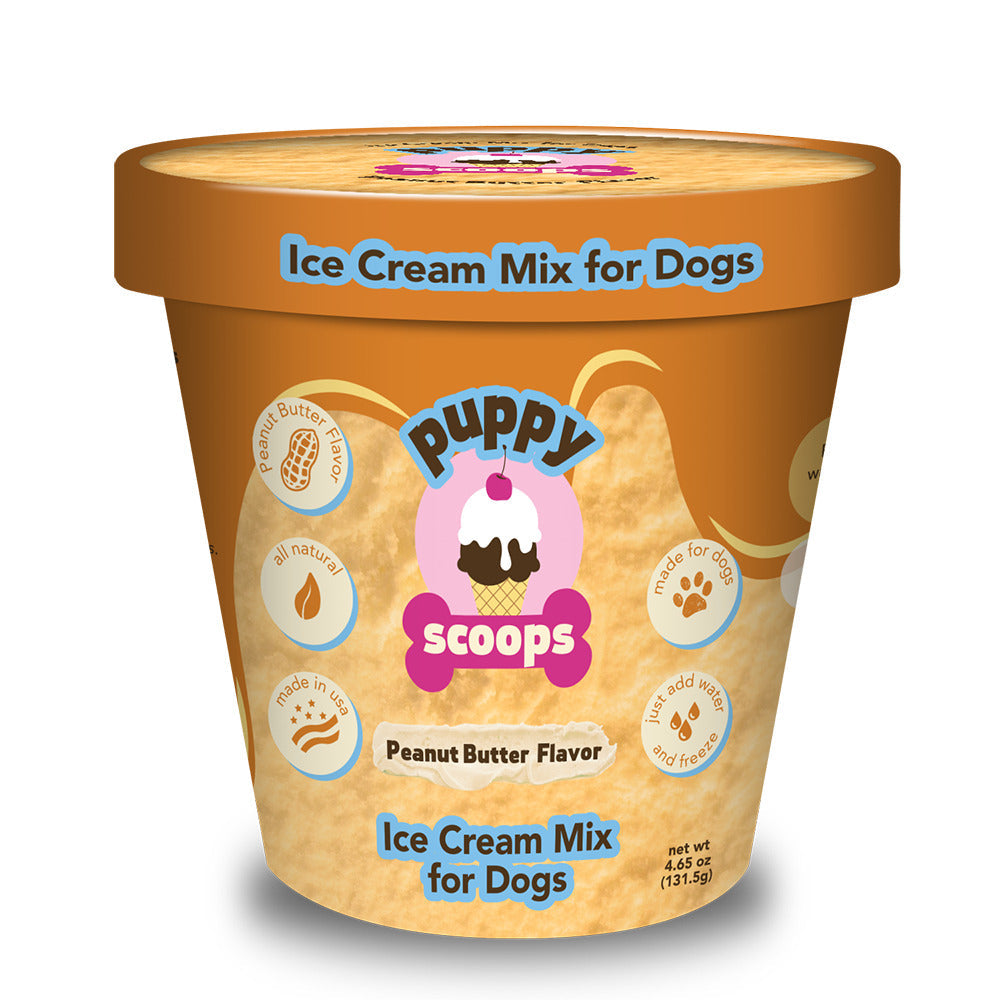 Puppy Cake Puppy Scoops Ice Cream Mix - Peanut Butter, Pint Size, 4.65 oz