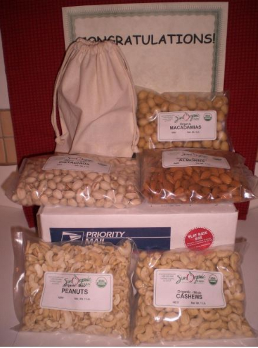 Sun Organic Farm Organic Priority Nut Lover Pack - SHIPPING INCLUDED - Click for info