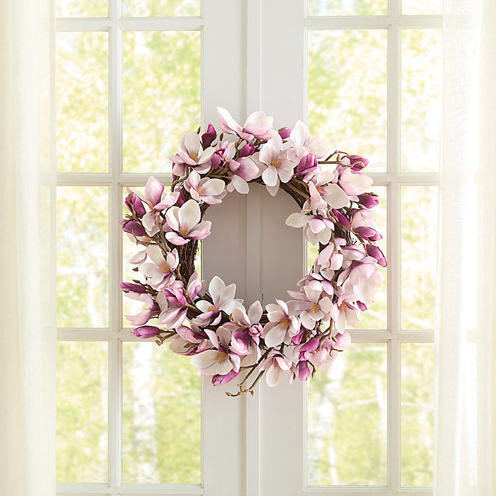 Ballard Designs Japanese Magnolia Wreath