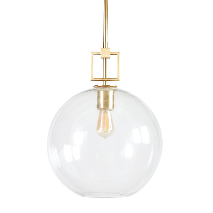 Ballard Designs Fiona Glass Pendant