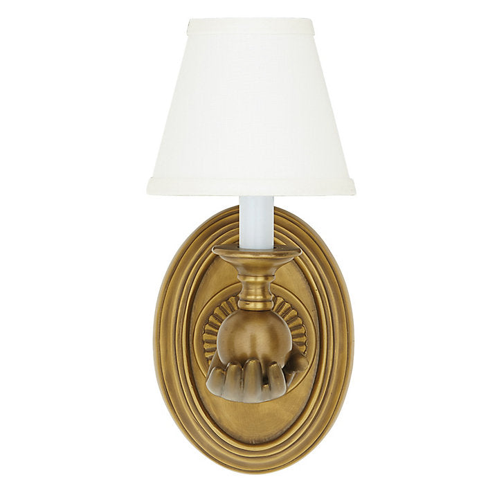 Ballard Designs Edwin 1-Light Hand Sconce - Edwin 1-Light Hand Sconce With Shade