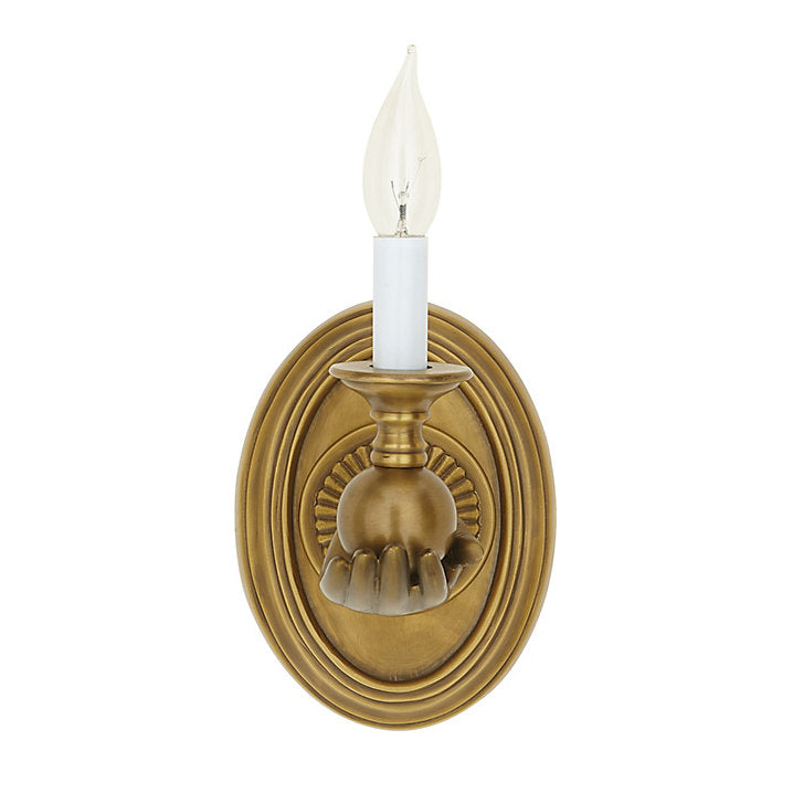 Ballard Designs Edwin 1-Light Hand Sconce - Edwin 1-Light Hand Sconce