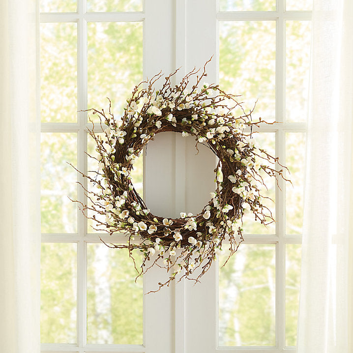 Ballard Designs Peach Blossom Wreath