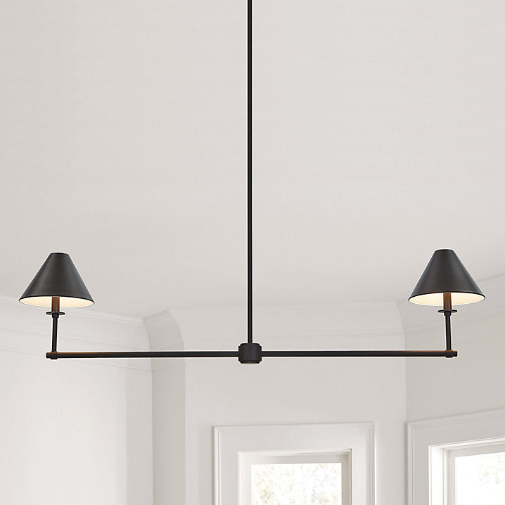 Ballard Designs Arlo Linear 2-Light Chandelier