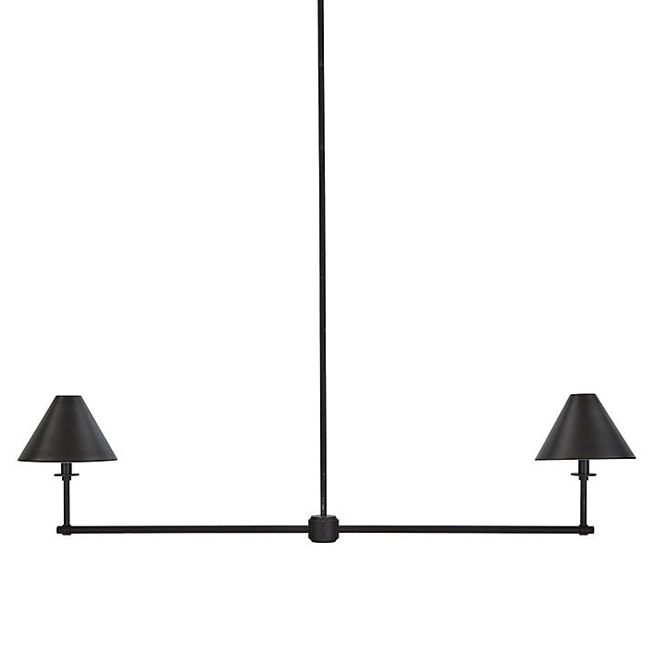 Ballard Designs Arlo Linear 2-Light Chandelier