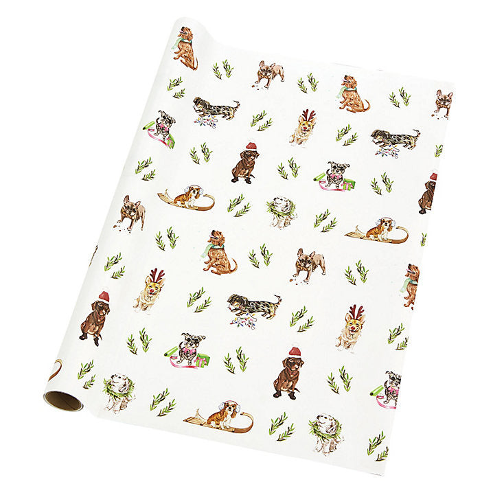 Ballard Designs Holiday Dogs Gift Wrap