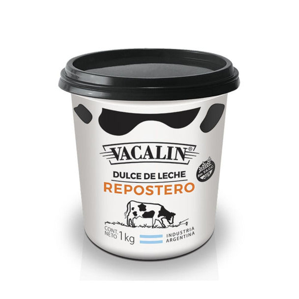 Pampa Direct Vacalin Dulce de Leche Reposteria, Confectioner's Thicker Milk Confiture for Bakeries, Cakes and Pastry, 1 kg / 35.3 oz