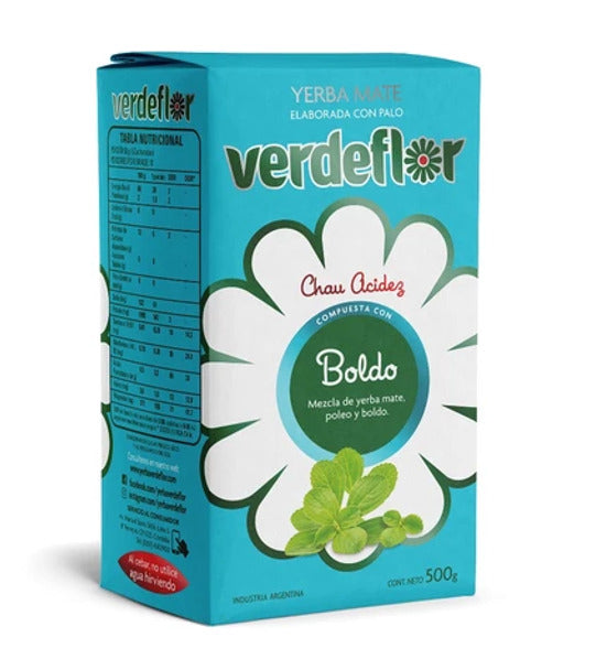 Pampa Direct Verdeflor Yerba Mate w/Boldo, 500 g / 1.1 lb