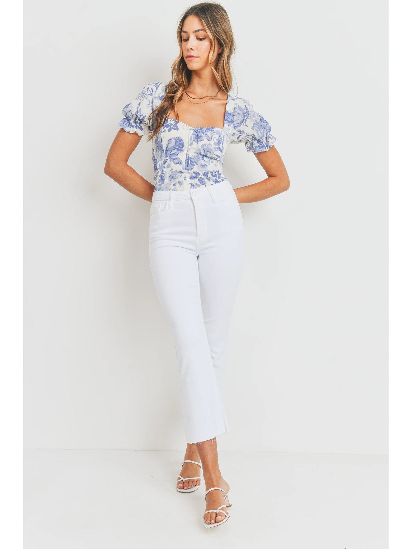 Ruby & Jenna Women's Just Black- HR Tonal Crop Flare