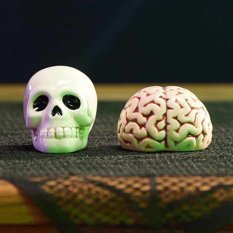 Cracker Barrel Brain Mini Pepper Shaker