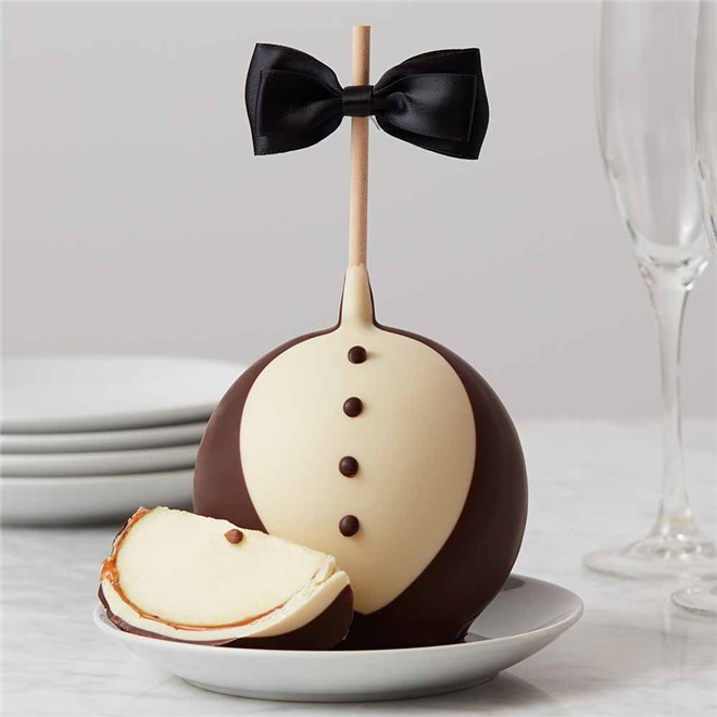 Mrs Prindables Tuxedo Jumbo Caramel Apple