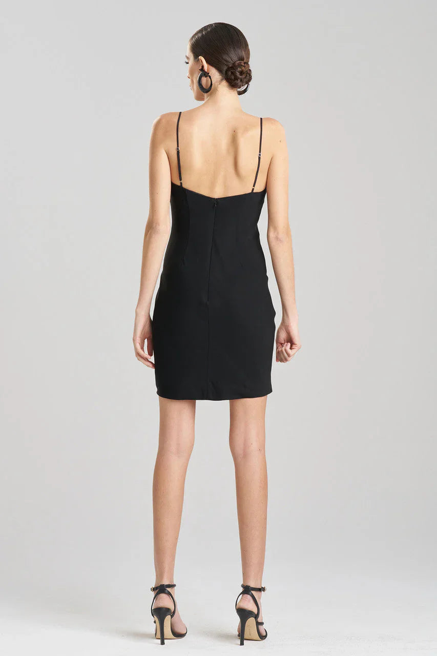 NATORI Stretch Crepe Slip Dress