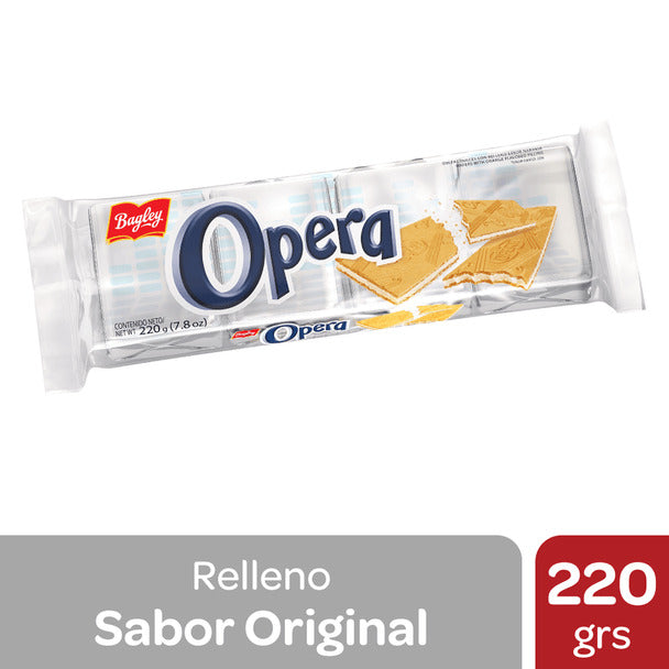 Pampa Direct Opera Thin Sweet Orange Flavored Cream Wafers 4-Pack, 220 g / 7.76 oz ea (1 unit)