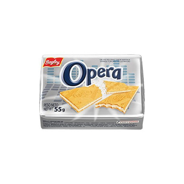 Pampa Direct Opera Thin Sweet Orange Flavored Cream Wafers 4-Pack, 220 g / 7.76 oz ea (1 unit)