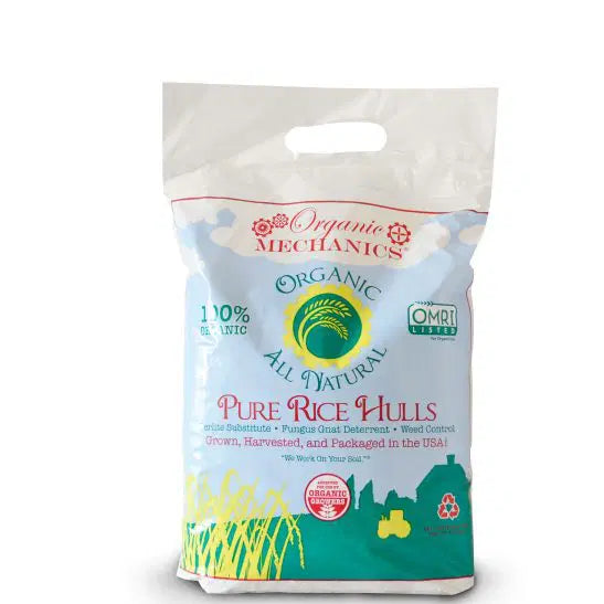 HTG Supply Organic Mechanics Pure Rice Hulls 2cuft