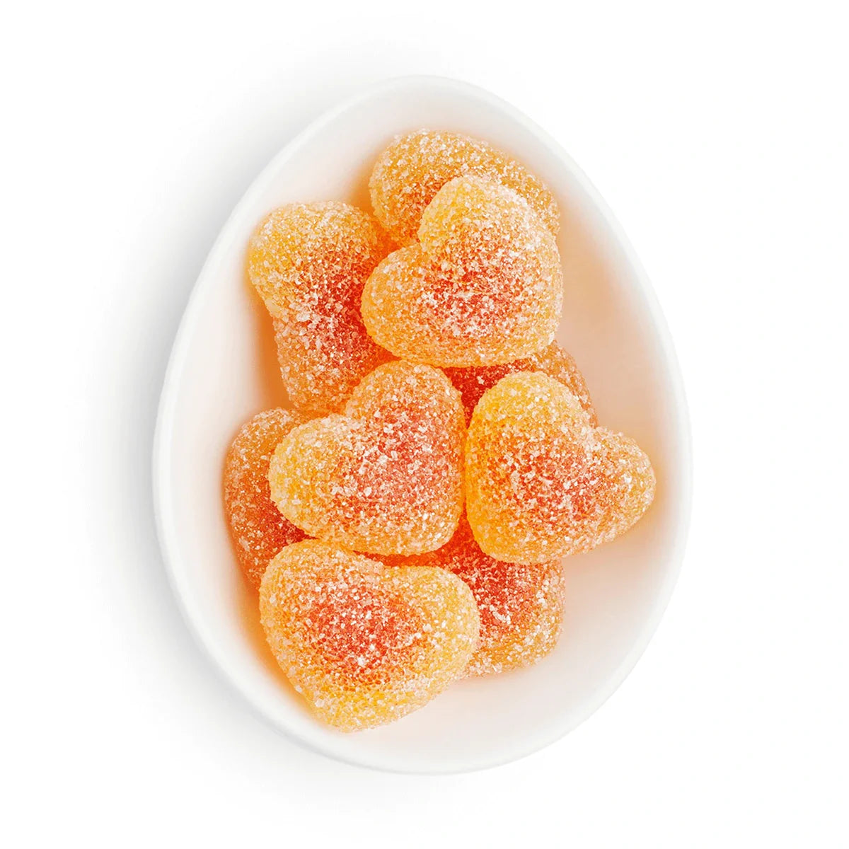 Sugarfina Peach Bellini Gummy Hearts - Large Candy Cube