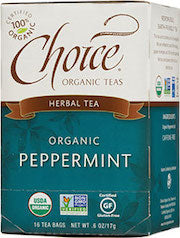 Sun Organic Farm Organic Peppermint Tea, Decaf