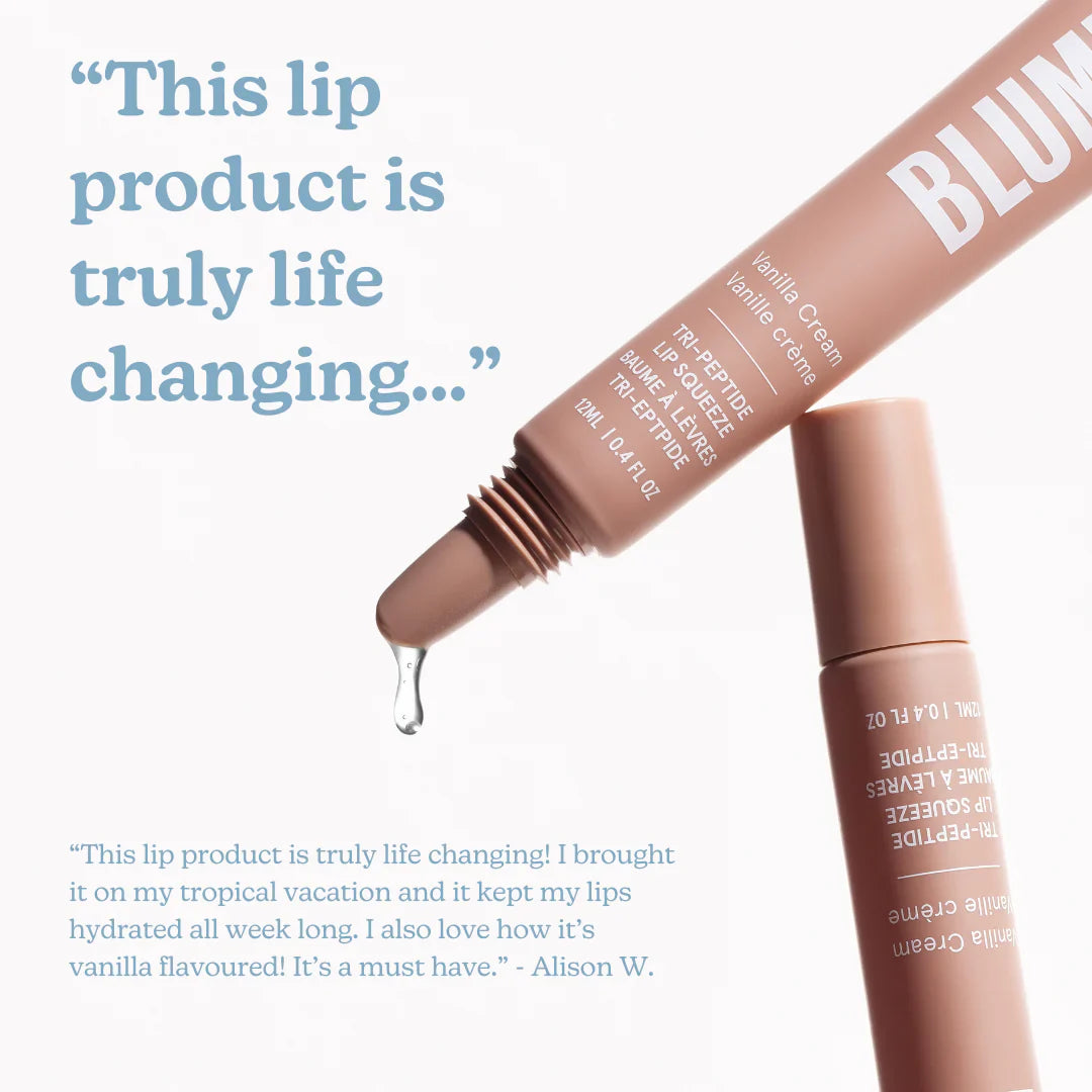 Blume Superbalm Tripeptide-1 Vanilla Lip Balm x2