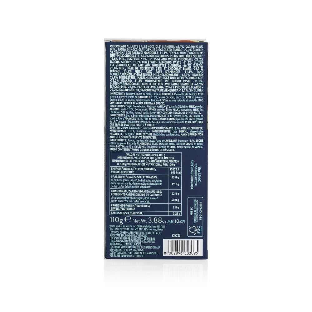 Venchi Classic Cremino 1878 Bar 3.88 oz