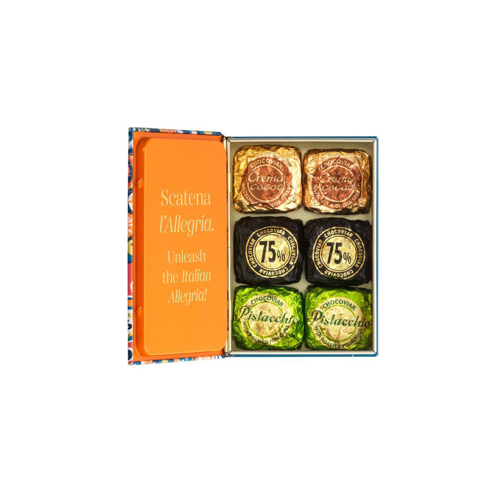 Venchi Mini Murrine book with assorted Chocoviar chocolates 4.05 oz