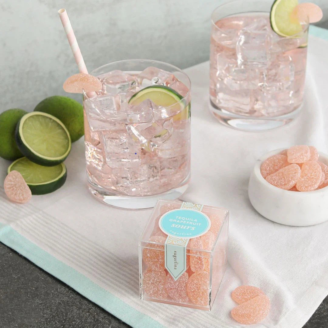 Sugarfina Tequila Grapefruit Sours Gummy - Candy Cube