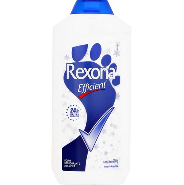 Pampa Direct Rexona Efficient Original Talco Para Pies Shoe Deodorant Talcum Powder, 200 g / 7.05 oz