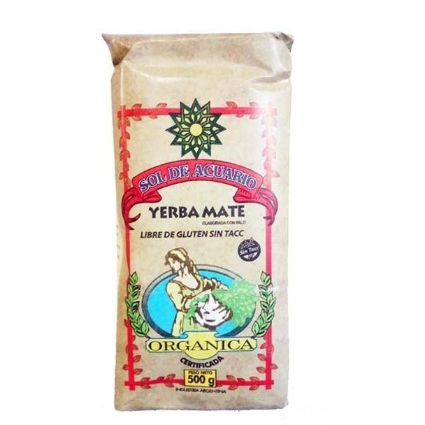 Pampa Direct Sol de Acuario Certified Organic Yerba Mate (500 g / 1.1 lb)