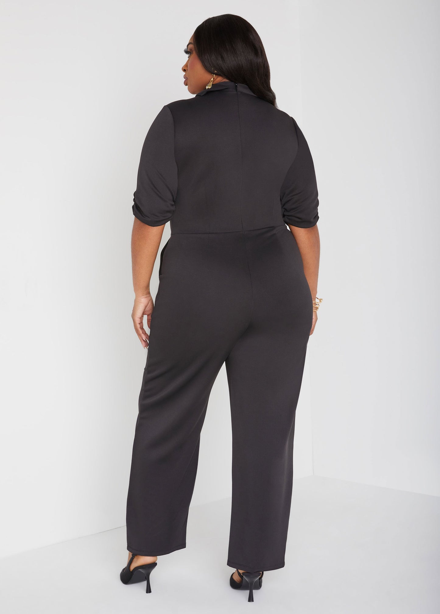 Knotted Straight Knotted Straight Leg Jumpsuit