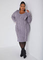 Ashley Stewart Fringed Cable Knit Sweater Dress (x2)