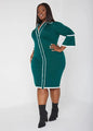 Ashley Stewart Bell Sleeved Sweater Dress