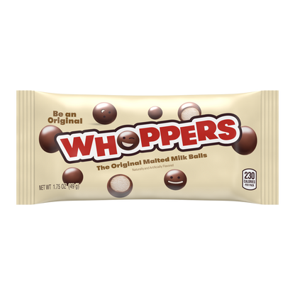 WHOPPERS Malted Milk Balls Candy Packs, 1.75 oz (24 Count)