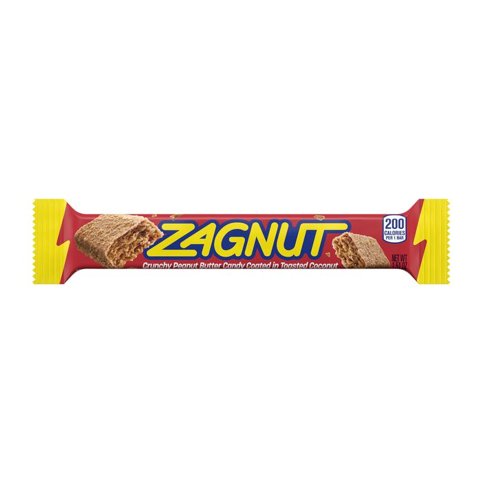 ZAGNUT Peanut Butter and Coconut Candy Bars, 1.51 oz (18 Count)