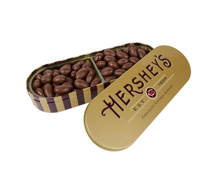 HERSHEY'S Milk Chocolate Covered Almond 16oz Tin