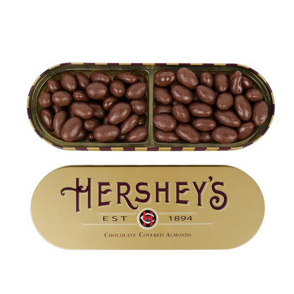 HERSHEY'S Milk Chocolate Covered Almond 16oz Tin