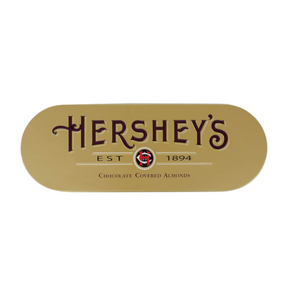 HERSHEY'S Milk Chocolate Covered Almond 16oz Tin