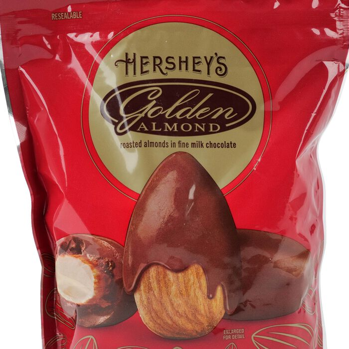 GOLDEN ALMOND Milk Chocolate Covered Almond 16oz Pouch